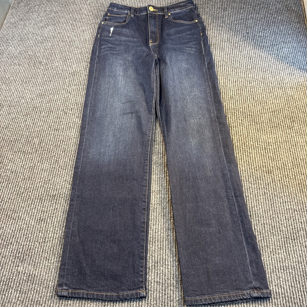 KUT from the Kloth jeans women 26x31 Sienna Wide Leg High Rise dark wash 00